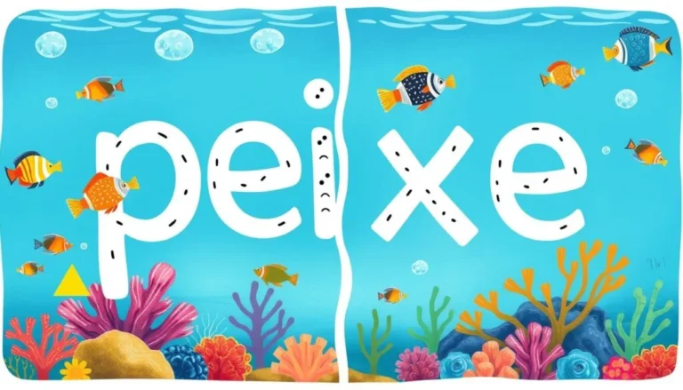 Como se separa a palavra peixe