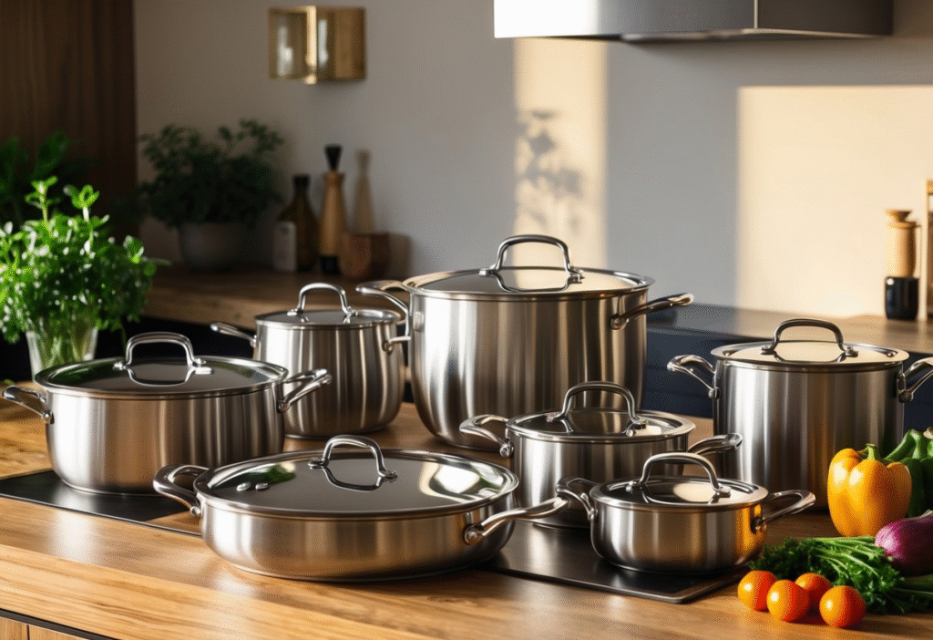 Jogo de Panelas: praticidade e elegância para receitas saborosas