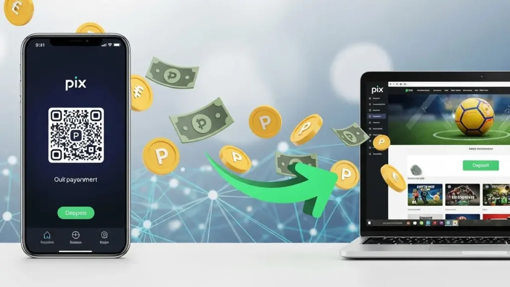 Depósitos via Pix em casas de apostas